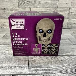 Skelly LifeEyes LCD Eyes Kit 12ft Skeleton Halloween Conversion Light Up
